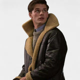 Viktor – Premium-Lederjacke mit Schafswollfutter