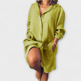 Silvia - Weisses lässiges Longshirt