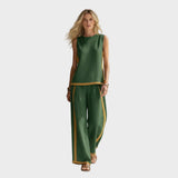 Teresa - Elegantes Set aus Leinenkleidung