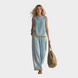 Teresa - Elegantes Set aus Leinenkleidung