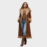 Isabella - Langer eleganter Wintermantel