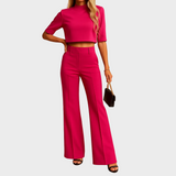Mareen - Passendes Herbstset mit Top und Hose für Frauen