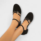 Walburga - Wildleder-Tanzschuhe