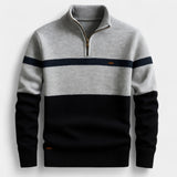 David – Pullover mit Viertelreissverschluss