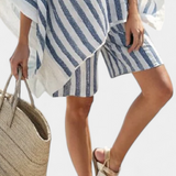 Salomé - Set aus gestreiftem Oberteil und Shorts