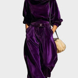 Solenne – lockerer Velour-Set