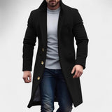 Viktor – Männermantel aus Wolle mit Revers