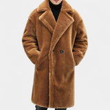 Patrik – Winter Teddy Mantel mit Revers