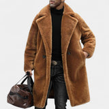 Patrik – Winter Teddy Mantel mit Revers