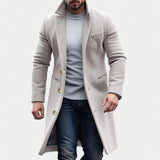 Viktor – Männermantel aus Wolle mit Revers