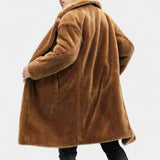 Patrik – Winter Teddy Mantel mit Revers