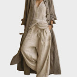 Boema - Boho Baumwoll-Leinen 3-Teiliges Set