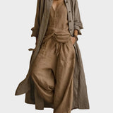 Boema - Boho Baumwoll-Leinen 3-Teiliges Set