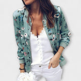 Andreia - Elegante Bomberjacke mit Blumenmuster