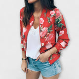 Andreia - Elegante Bomberjacke mit Blumenmuster