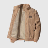 Libuše – Retro-Jacke aus Cord mit Sherpa-Futter