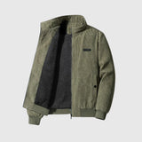 Libuše – Retro-Jacke aus Cord mit Sherpa-Futter